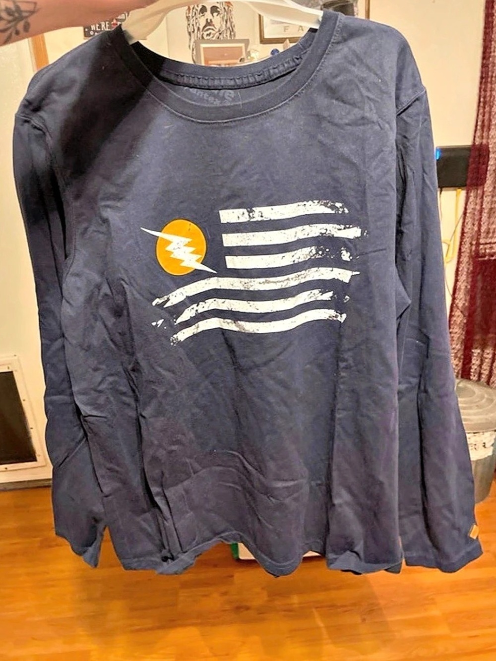 4 Wrangler Flame Resistant Long Sleeve Graphic T-Shirt Tees
